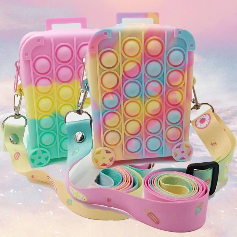 Trunk Coin Purse Bolsa Pop Fidget Toys Stress Squeeze Bubble Push Antistress Children Simple Dimple Toy Lady Girl Party Gifts
Trunk Coin Purse Bolsa Pop Fidget Toys Stress Squeeze Bubble Push Antistress Children Simple Dimple Toy Lady Girl Party Gifts