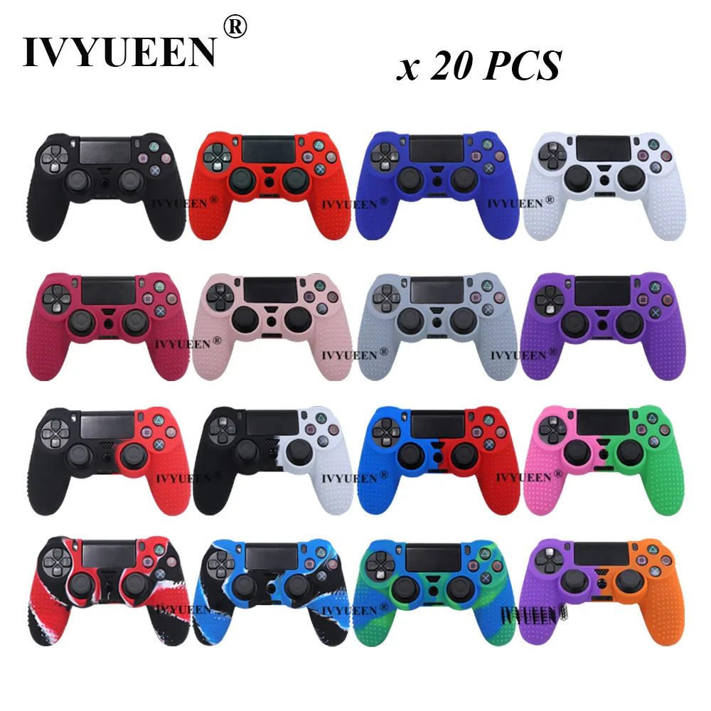 IVYUEEN 20 шт. нескользящий Силиконовый защитный чехол для геймпада PlayStation 4 PS4 Pro Slim, разноцветный чехол для телефона
IVYUEEN 20 шт. нескользящий Силиконовый защитный чехол для геймпада PlayStation 4 PS4 Pro Slim, разноцветный чехол для телефона
