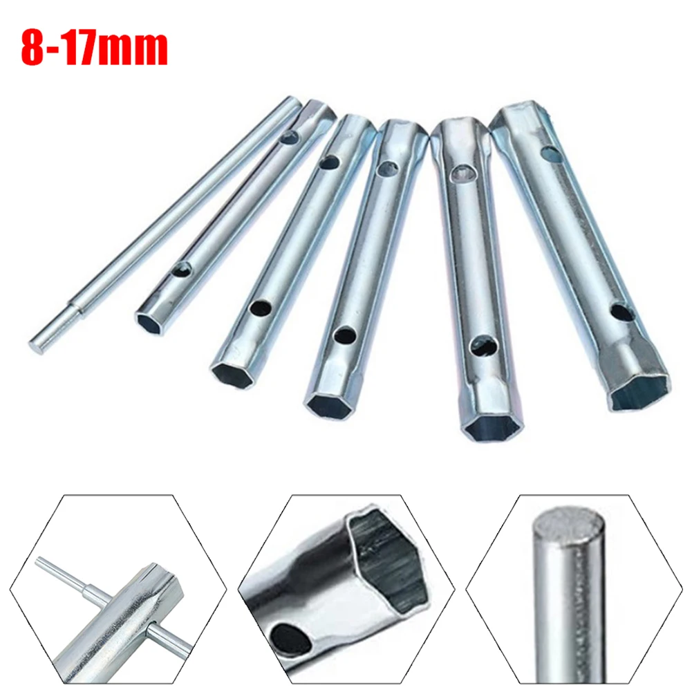 6Pcs 8-17mm Metric Tubular Box Wrench Set Tube Bar Spark-Plug Spanner For Automotive Plumb Repair Steel Double Ended Hand Tools
6Pcs 8-17mm Metric Tubular Box Wrench Set Tube Bar Spark-Plug Spanner For Automotive Plumb Repair Steel Double Ended Hand Tools
