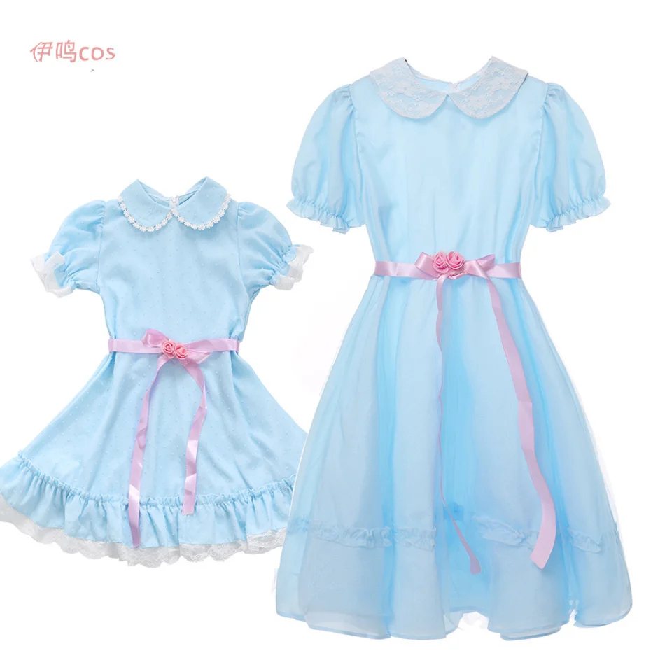 Blue Dress Sweet Girl Dress Scholar Man The Shining Cosplay Costume Twin Girl Dress Halloween Costume
Blue Dress Sweet Girl Dress Scholar Man The Shining Cosplay Costume Twin Girl Dress Halloween Costume