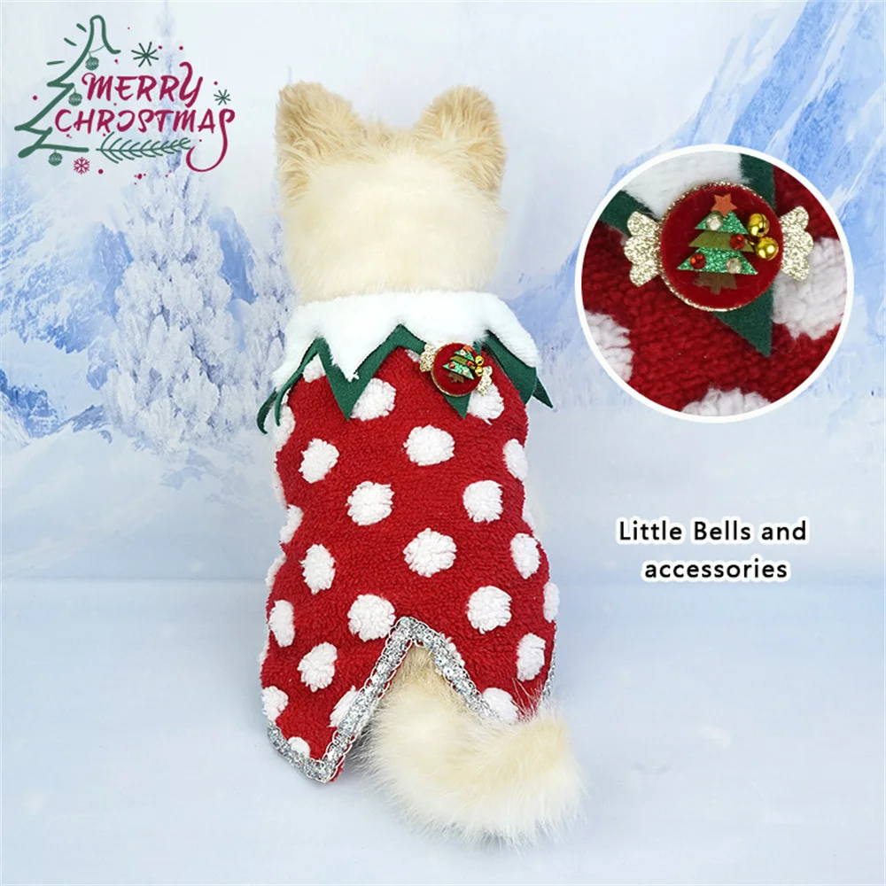 Christmas Pet Dog Clothing Puppy Vest Costume Winter Warm Dog Clothes For Small Medium Dogs Knitted Cat Sweater Pet Accessories
Christmas Pet Dog Clothing Puppy Vest Costume Winter Warm Dog Clothes For Small Medium Dogs Knitted Cat Sweater Pet Accessories