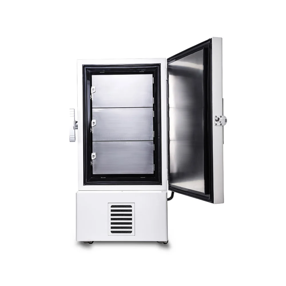 Unique insulated inner door design ult deep freezer -40℃ to -86℃ for cabinet space with 1℃ increment 
Unique insulated inner door design ult deep freezer -40℃ to -86℃ for cabinet space with 1℃ increment