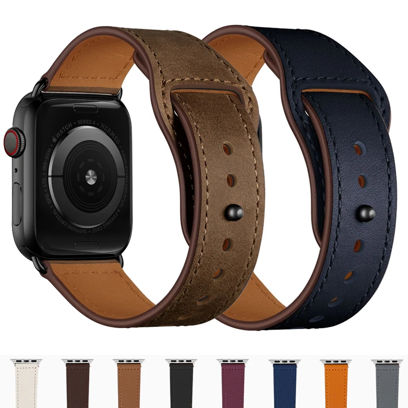 Strap for Apple Watch Leather Band 44mm 40mm 7 6 SE 45mm 41mm iwatch 42mm 38mm Series 5 4 3 luxury designer Bracelet Watchband
Strap for Apple Watch Leather Band 44mm 40mm 7 6 SE 45mm 41mm iwatch 42mm 38mm Series 5 4 3 luxury designer Bracelet Watchband