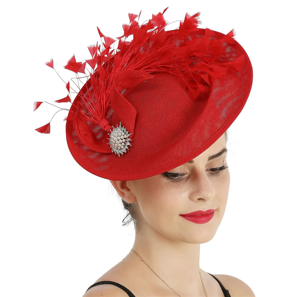 Шляпа-федора Sinamay для женщин, имитация тарелки, модный головной убор с перьями для свадьбы, вечеринки, Шпилька для волос, цветок 
Шляпа-федора Sinamay для женщин, имитация тарелки, модный головной убор с перьями для свадьбы, вечеринки, Шпилька для волос, цветок