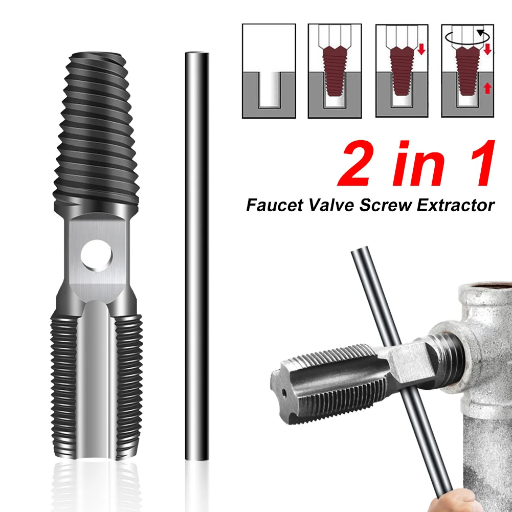 Multipurpose 2 In 1 Faucet Water Pipe Triangle Valve Screw Extractor Hardware tools Damaged Wire Bolt Remover Screw Removal
Multipurpose 2 In 1 Faucet Water Pipe Triangle Valve Screw Extractor Hardware tools Damaged Wire Bolt Remover Screw Removal