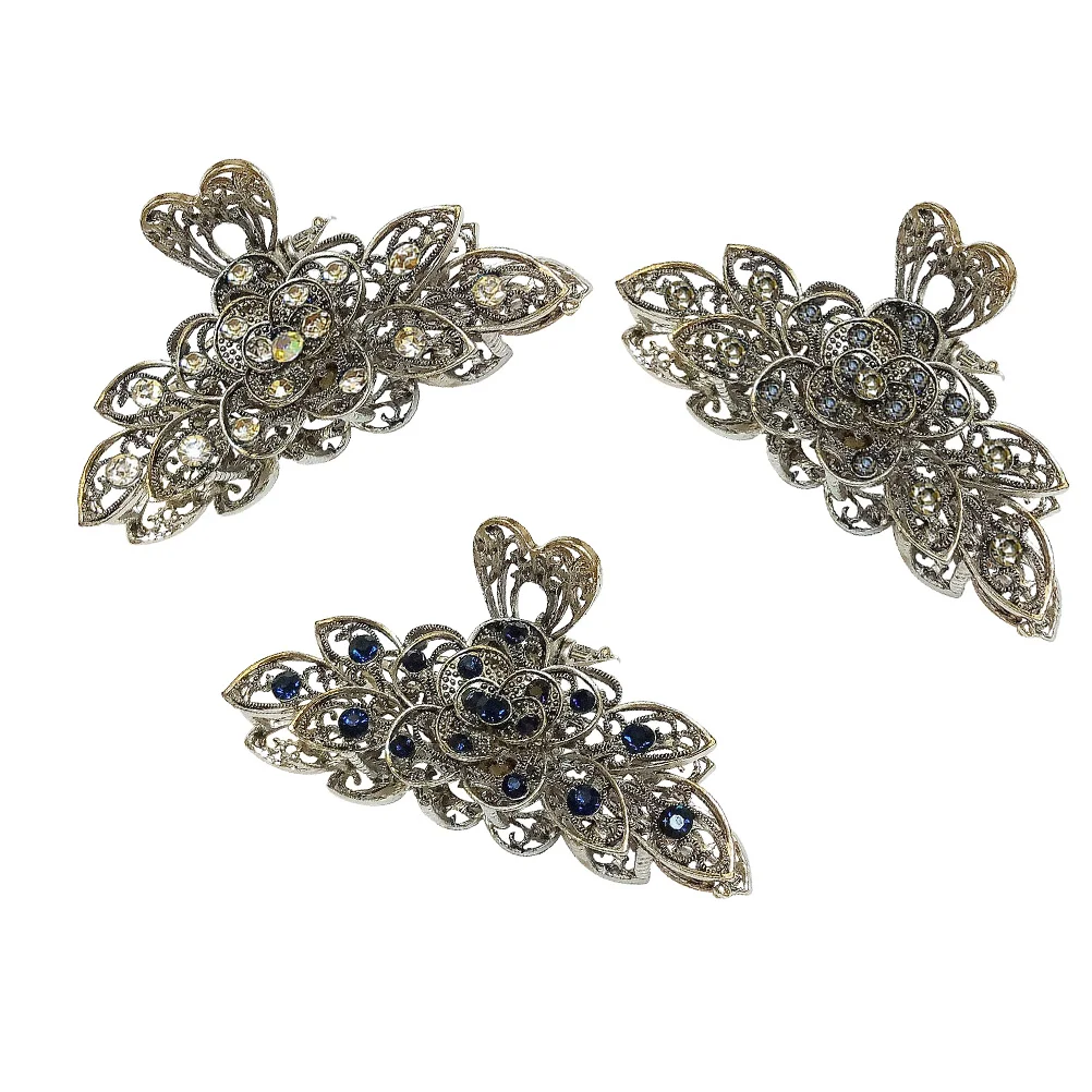 3PCS Flower Hair Claw Clips Hair Claw Large Vintage Hair Claw Clip Retro Hair Claw Clamp Vintage Hair Clamp Hair Claw Clip Metal
3PCS Flower Hair Claw Clips Hair Claw Large Vintage Hair Claw Clip Retro Hair Claw Clamp Vintage Hair Clamp Hair Claw Clip Metal