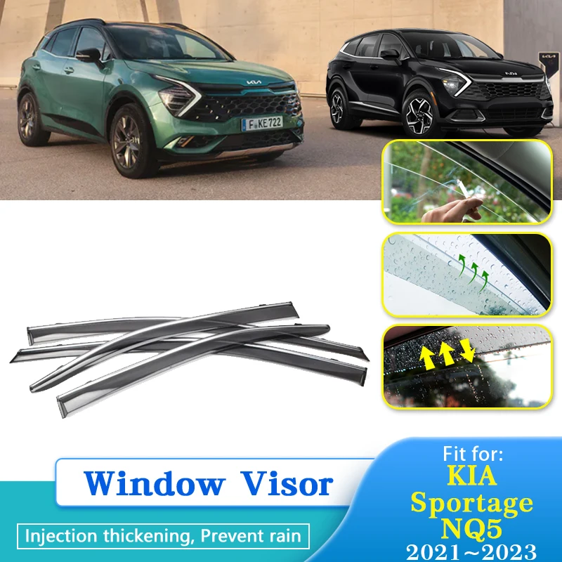 Rain Deflector For Kia Sportage NQ5 2021 2022 2023 Car Window Visor Guard Cover Antirain Chuvento Windabweiser
Rain Deflector For Kia Sportage NQ5 2021 2022 2023 Car Window Visor Guard Cover Antirain Chuvento Windabweiser