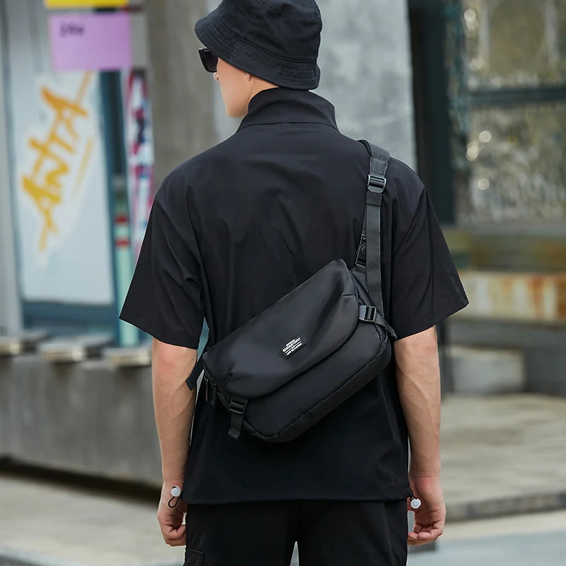 Men Crossbody Shoulder Bags Light Weight Japan Style Black Male Crossbody Pack Hip Hop Street Travel Cross-body Bag
Men Crossbody Shoulder Bags Light Weight Japan Style Black Male Crossbody Pack Hip Hop Street Travel Cross-body Bag