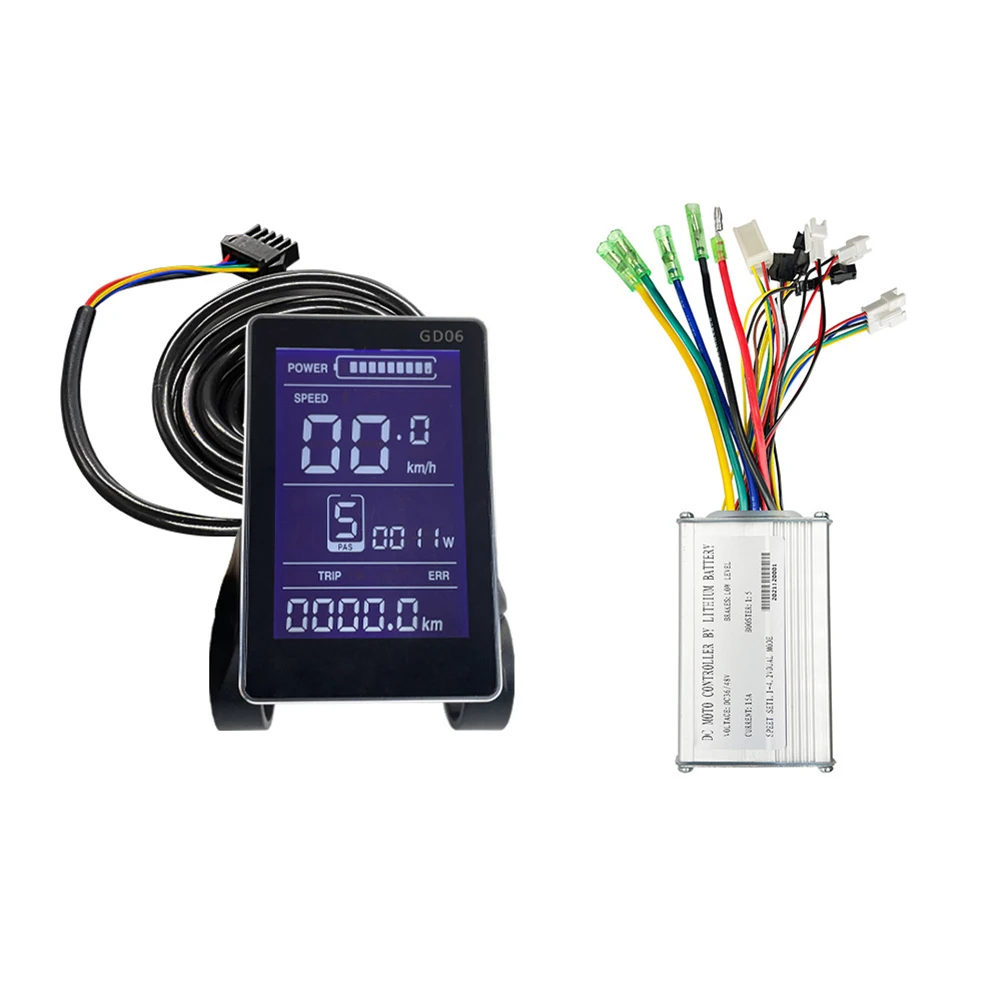 Ebike LCD-GD06 Display 36/48V 250/350W Brushless Dual Mode 6 Tube 15A Intelligent Controller For Electric Scooter Instrument
Ebike LCD-GD06 Display 36/48V 250/350W Brushless Dual Mode 6 Tube 15A Intelligent Controller For Electric Scooter Instrument