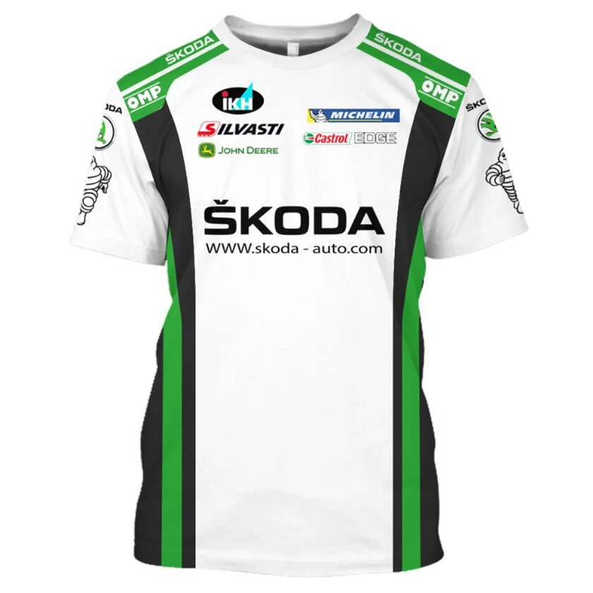 Men's Kids Outdoor Racing Sportswear Skoda Rally Jersey Man Breathable WRC Fans Round Neck T-shirt Casual Short Sleeve Man Tee
Men's Kids Outdoor Racing Sportswear Skoda Rally Jersey Man Breathable WRC Fans Round Neck T-shirt Casual Short Sleeve Man Tee