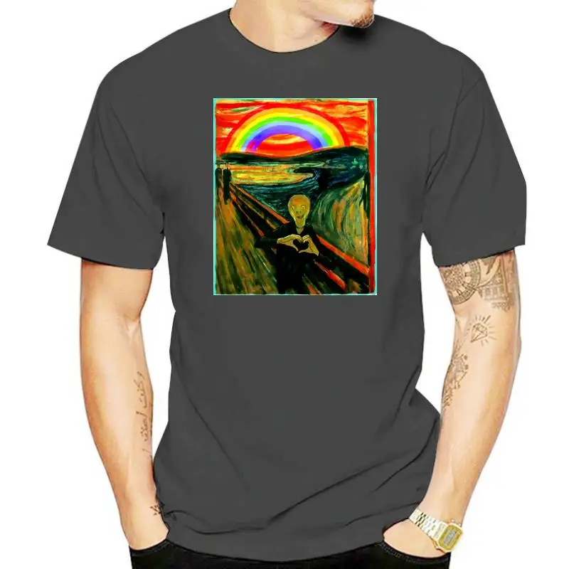 one yona New Summer Fashion Edvard Munch Clone Scream Aesthetic Men's Printing T-shirt Cool Tops Shirt Male Tees
one yona New Summer Fashion Edvard Munch Clone Scream Aesthetic Men's Printing T-shirt Cool Tops Shirt Male Tees