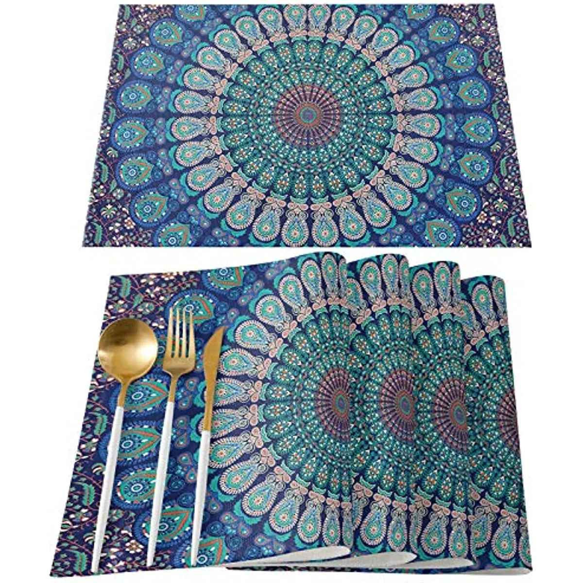 Bohemia Placemats Sets for Dining Table Cotton Linen Table Mats Set of 6 for Kitchen Dining Room Table Decoration
Bohemia Placemats Sets for Dining Table Cotton Linen Table Mats Set of 6 for Kitchen Dining Room Table Decoration
