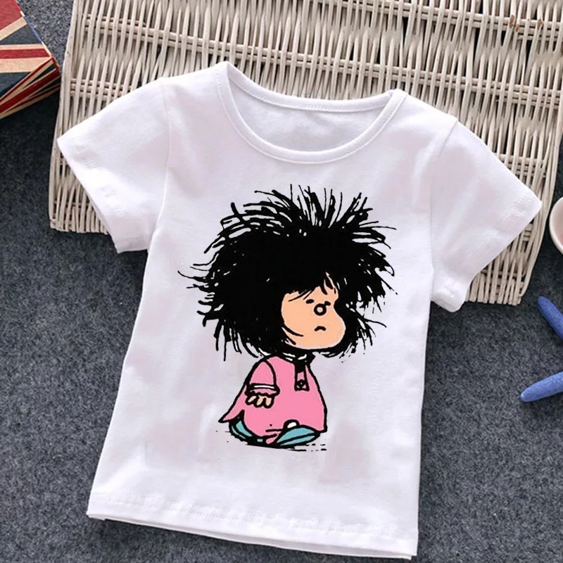 2022 Summer Fashion Unisex Mafalda Cartoon T-shirt Children Boys Short Sleeves Tees Baby Kids Harajuku Tops Girls Clothes 2-14 Y
2022 Summer Fashion Unisex Mafalda Cartoon T-shirt Children Boys Short Sleeves Tees Baby Kids Harajuku Tops Girls Clothes 2-14 Y