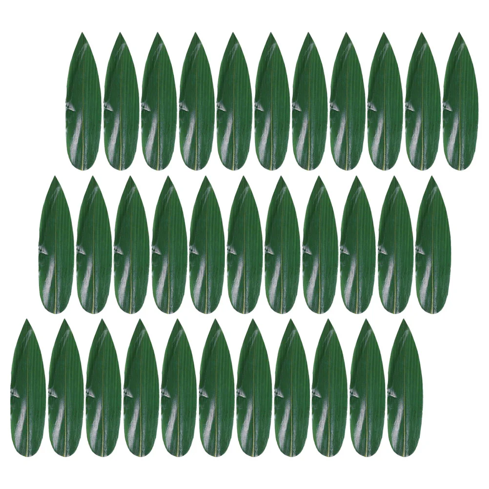 100pcs Japanese Food Mat Convenient Food Bamboo Leaves Food Leaf Mats Sushi Sashimi Leaves Sashimi Serving Leaves 
100pcs Japanese Food Mat Convenient Food Bamboo Leaves Food Leaf Mats Sushi Sashimi Leaves Sashimi Serving Leaves