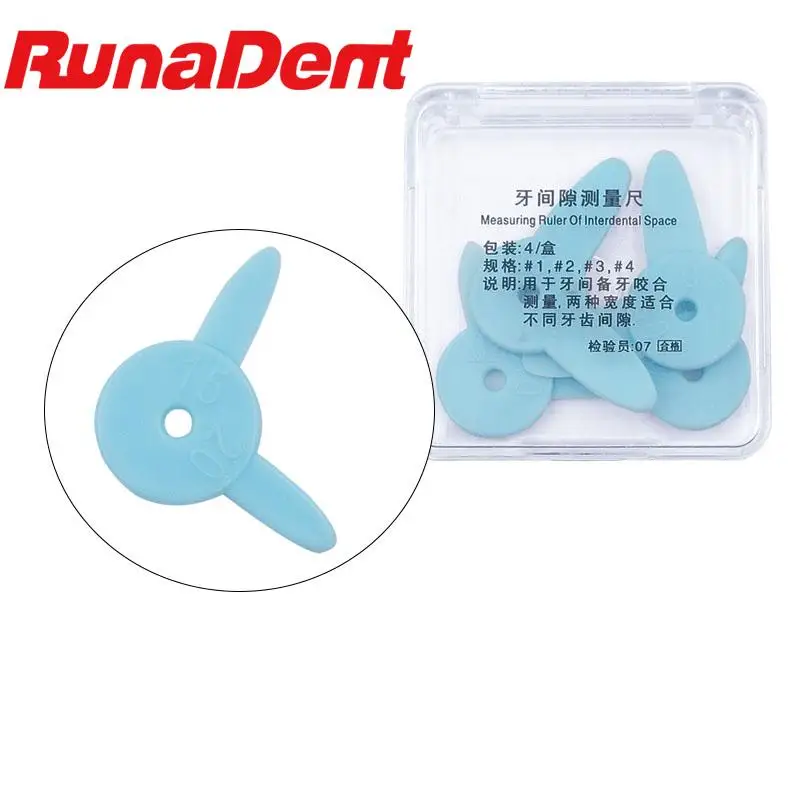 4Pcs/set Dental Interproximal Measuring Ruler Measure Tooth Gap Reciprocating IPR System Orthodontic Treatment Dentist Tools
4Pcs/set Dental Interproximal Measuring Ruler Measure Tooth Gap Reciprocating IPR System Orthodontic Treatment Dentist Tools
