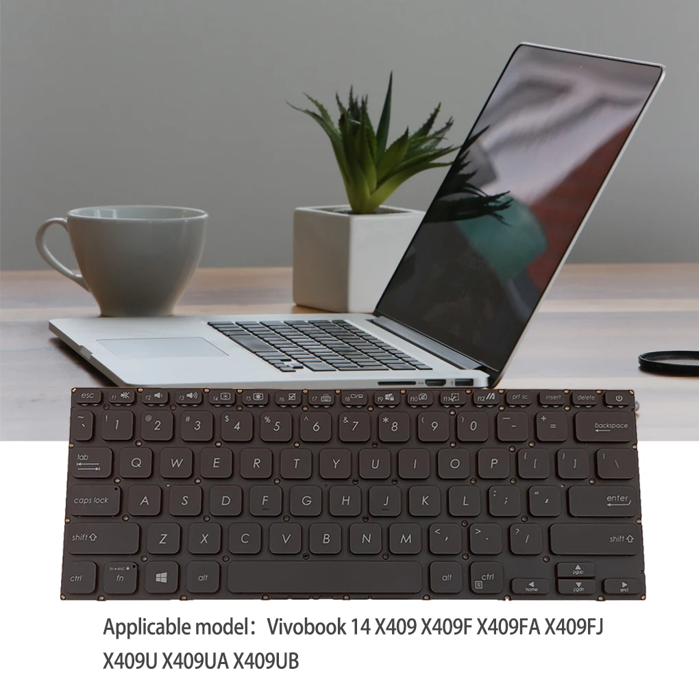 Keyboards PC Input Apparatus Key Board Backlit Laptop Parts Black Sensitive No Frame Replacement for ASUS VivoBook X409
Keyboards PC Input Apparatus Key Board Backlit Laptop Parts Black Sensitive No Frame Replacement for ASUS VivoBook X409