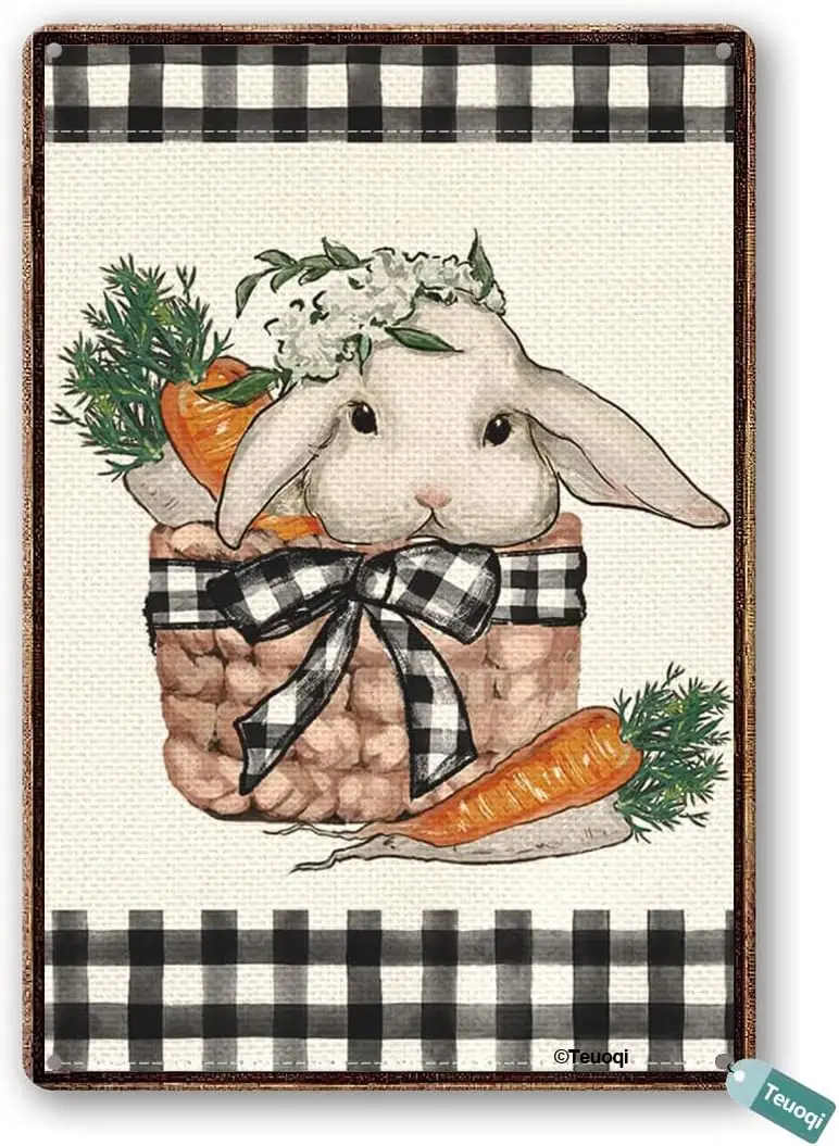 Retro Tin Sign Easter Teacup Bunny Spring Dwarf Rabbit Valentines Day Metal Signs Wall Decor
Retro Tin Sign Easter Teacup Bunny Spring Dwarf Rabbit Valentines Day Metal Signs Wall Decor
