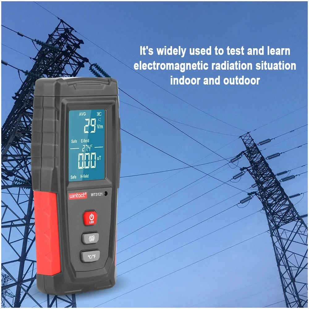Mini Digital LCD Nuclear Radiation Tester Counter Dozimeter WT3121 EMF Meter Electromagnetic Field Radiation Detector Dosimeter
Mini Digital LCD Nuclear Radiation Tester Counter Dozimeter WT3121 EMF Meter Electromagnetic Field Radiation Detector Dosimeter