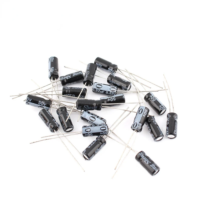 50PCS 16V 25V 50V Aluminum Electrolytic Capacitors 1UF 2.2UF 3.3UF 4.7UF 10UF 22UF 33UF 47UF 100UF 220UF 330UF 470UF
50PCS 16V 25V 50V Aluminum Electrolytic Capacitors 1UF 2.2UF 3.3UF 4.7UF 10UF 22UF 33UF 47UF 100UF 220UF 330UF 470UF