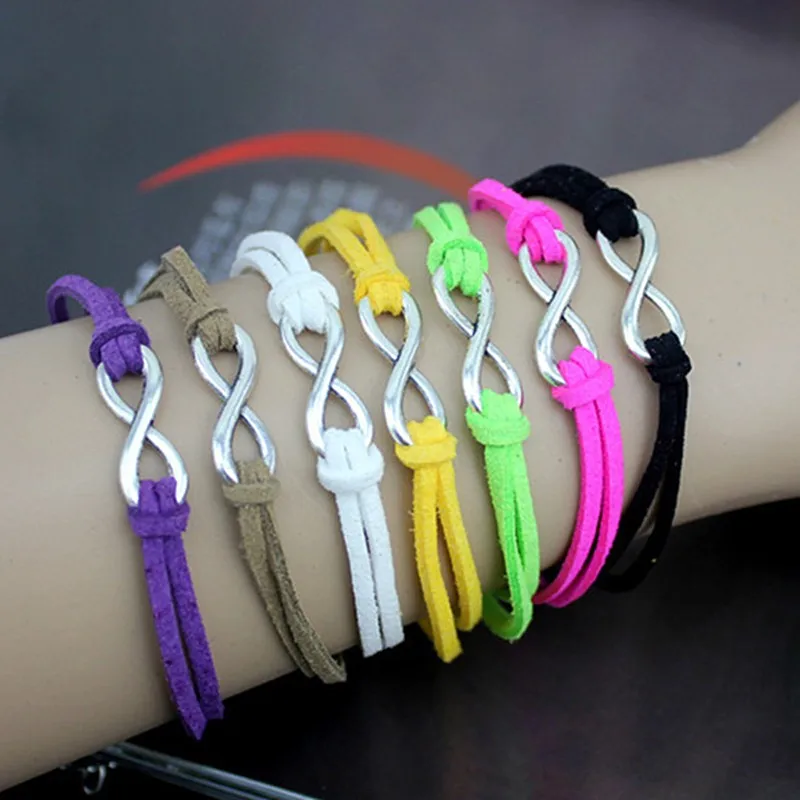 Candy Color Infinity Bracelets for Women New Fashion Silver Color Chain Charm Bracelet Punk Personality Velvet Hand Jewelry
Candy Color Infinity Bracelets for Women New Fashion Silver Color Chain Charm Bracelet Punk Personality Velvet Hand Jewelry