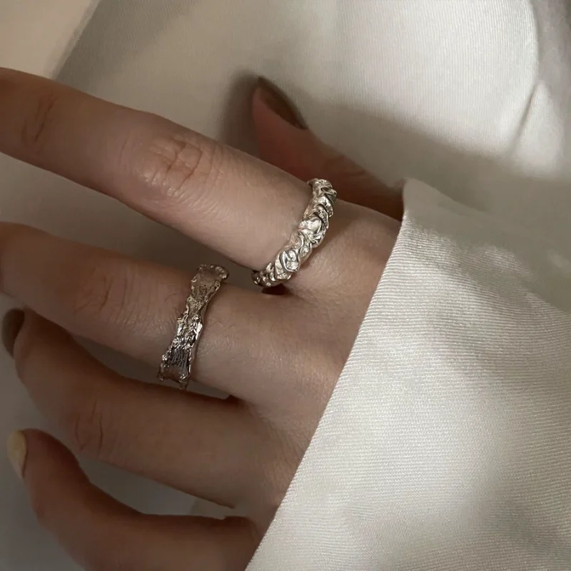 Creative Fashion Rings for Women Silver Ruffle Set Two Pieces Party Vacation Jewelry Anniversary Gift Girl Free Shipping
Creative Fashion Rings for Women Silver Ruffle Set Two Pieces Party Vacation Jewelry Anniversary Gift Girl Free Shipping
