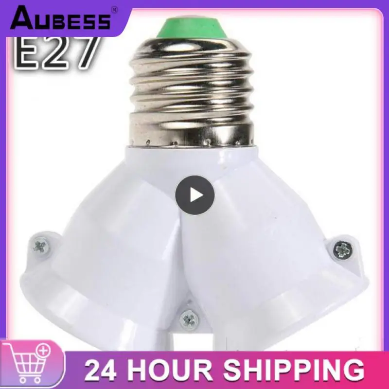 Portable Extender Splitter Converter Plug E27 Socket Bulb Holder E27 To 2-e27 Light Lamp Bulb Socket Copper Contact Household
Portable Extender Splitter Converter Plug E27 Socket Bulb Holder E27 To 2-e27 Light Lamp Bulb Socket Copper Contact Household