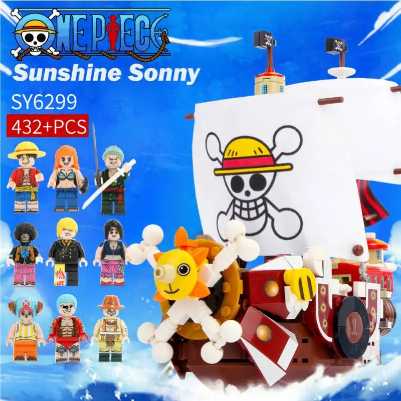 One Piece Block Roronoa Zoro Luffy Sunsh Sonny Pirate Ship Puzzle DIY Small Particle Building Blocks Children Birthday Gift Toys
One Piece Block Roronoa Zoro Luffy Sunsh Sonny Pirate Ship Puzzle DIY Small Particle Building Blocks Children Birthday Gift Toys