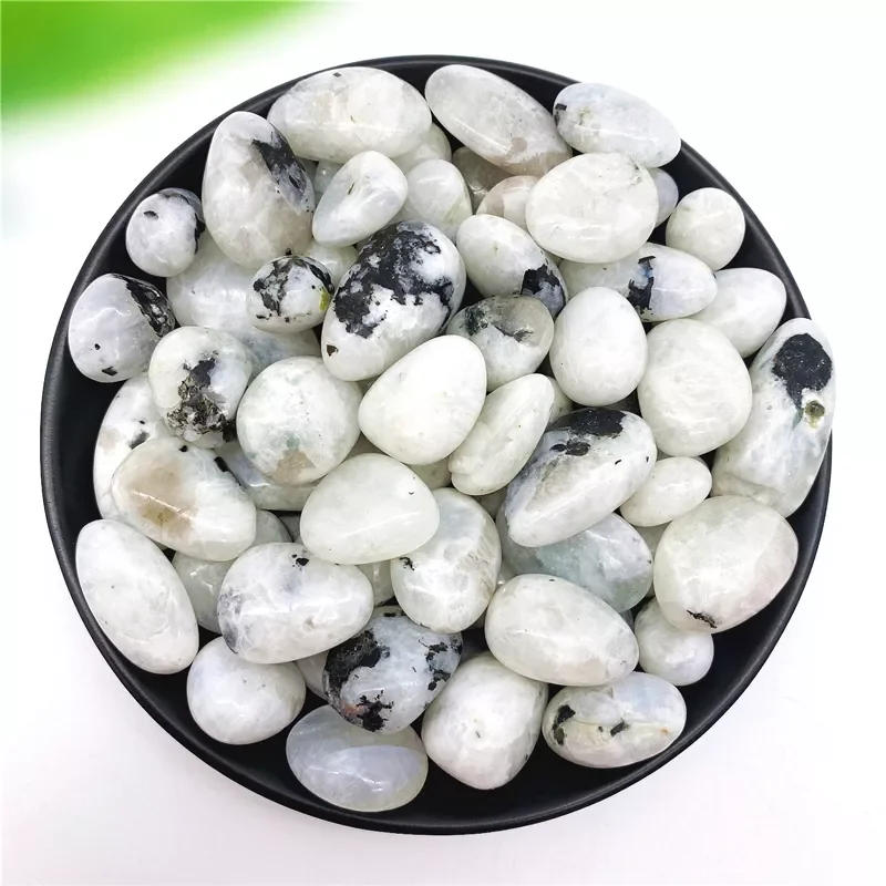 

50g Natural Rare White Moonstone Tumbled Stone Crystal Rockstone Reiki Healing Specimen Collection Natural Stones and Minerals