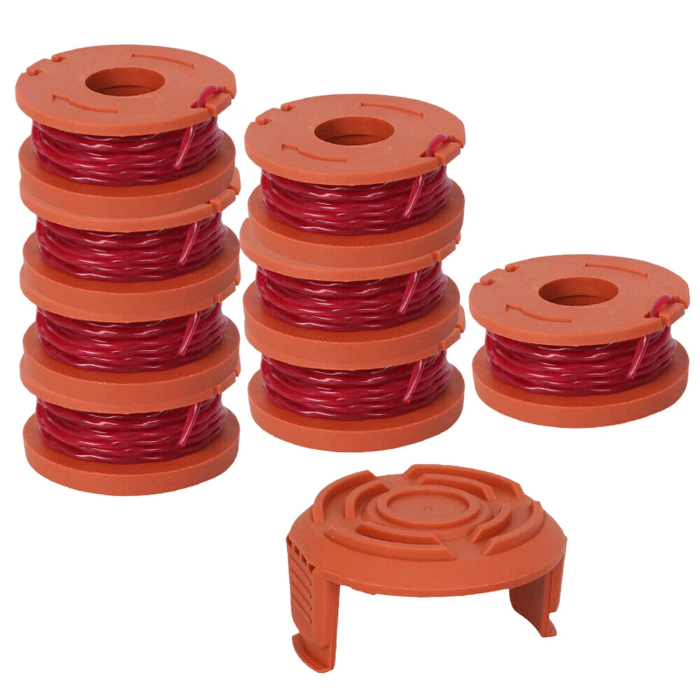 9 Pack Replacement Spool String Trimmer Line 8 Pack Spool and 1 Cap Lawn Mower Accessories for WORX
9 Pack Replacement Spool String Trimmer Line 8 Pack Spool and 1 Cap Lawn Mower Accessories for WORX