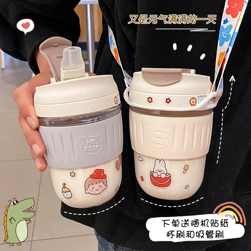 Красивая кофейная чашка Imebobo, Женская Студенческая чашка для воды, трендовая креативная Осенняя устойчивая к высоким температурам, для дете...
Красивая кофейная чашка Imebobo, Женская Студенческая чашка для воды, трендовая креативная Осенняя устойчивая к высоким температурам, для дете...