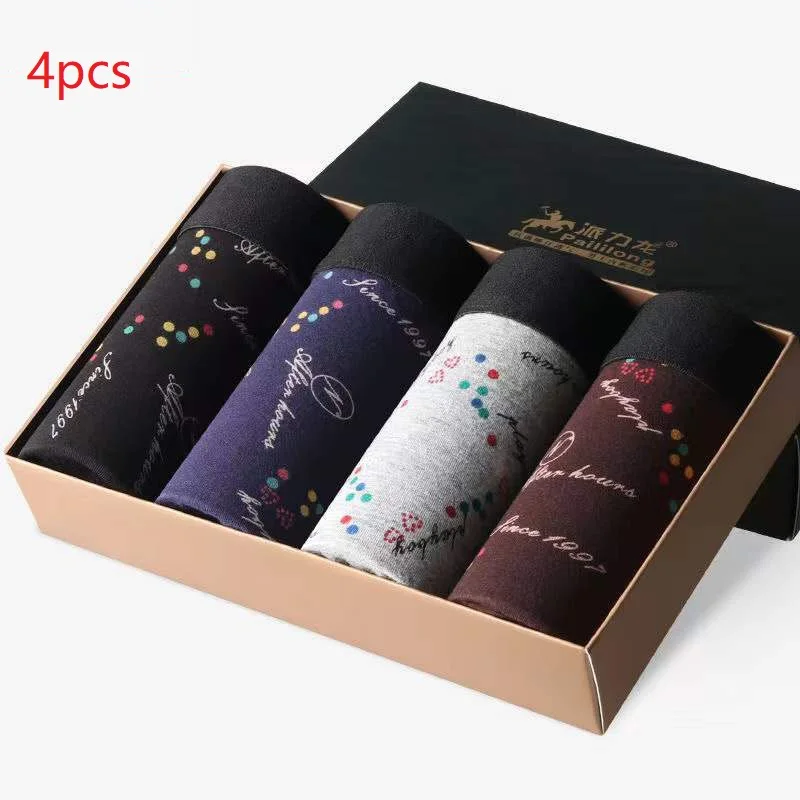 4pcs/Lot Men's Underwear Boxer Shorts Plus Size Underpants Thin Breathable Boxers Antibacterial Fashion Sexy Panties
4pcs/Lot Men's Underwear Boxer Shorts Plus Size Underpants Thin Breathable Boxers Antibacterial Fashion Sexy Panties