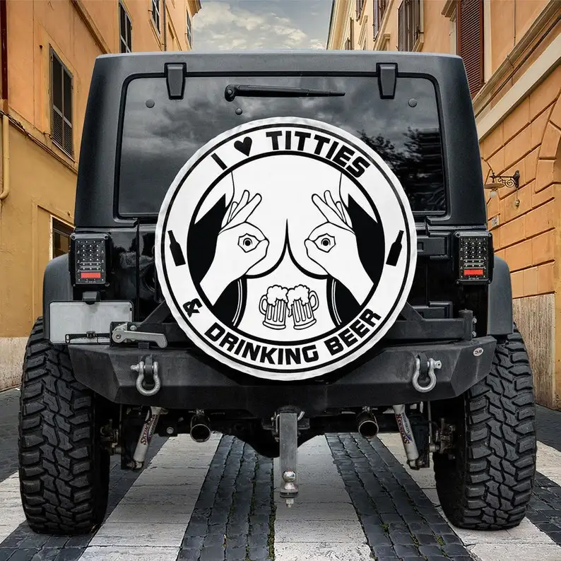 I Love Titties And Drinking Beer Spare Tire Cover With Or Without Backup Camera Hole, Spare Tire Cover For Camper, Army, 2022 Br
I Love Titties And Drinking Beer Spare Tire Cover With Or Without Backup Camera Hole, Spare Tire Cover For Camper, Army, 2022 Br