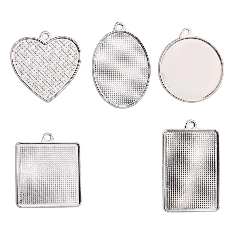 100pcs Double Sided Pendant Tray, Two Sided Pendant Setting, One Sided Square Pendant Bezel Blanks for Cabochon or Resin
100pcs Double Sided Pendant Tray, Two Sided Pendant Setting, One Sided Square Pendant Bezel Blanks for Cabochon or Resin
