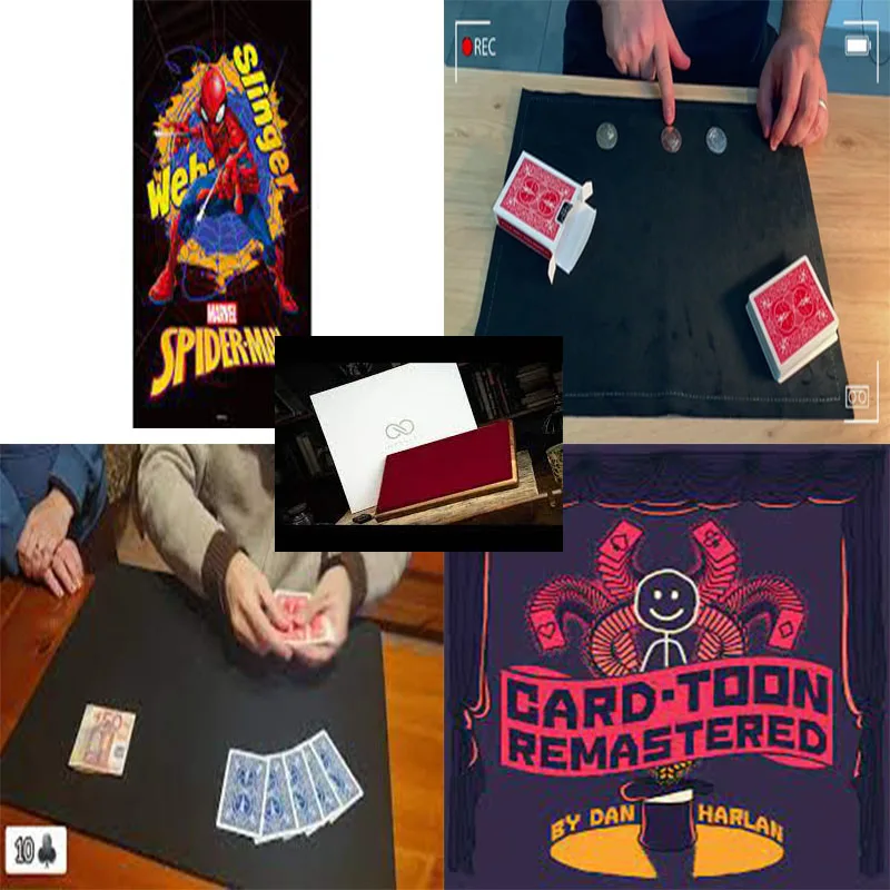 Paper Restore by JL Magic,One by Mickael Chatelain,Superb Predictions by Joseph B,Card-Toon Remastered by Dan,The Faraday Pad by
Paper Restore by JL Magic,One by Mickael Chatelain,Superb Predictions by Joseph B,Card-Toon Remastered by Dan,The Faraday Pad by