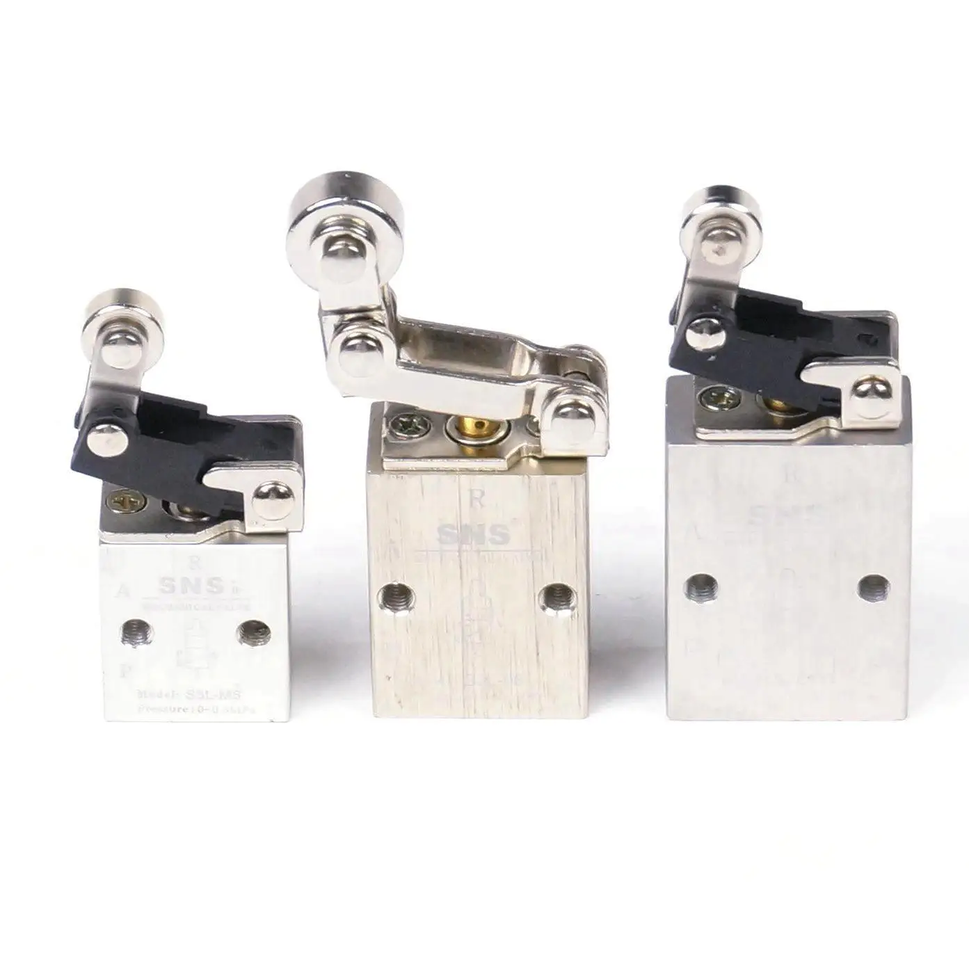 S3L-M5/06/08 M5 1/8" BSP 1/4" BSP Pneumatic 2 Positions 3 Ways Single Roll Actuator Mechanical Valve
S3L-M5/06/08 M5 1/8" BSP 1/4" BSP Pneumatic 2 Positions 3 Ways Single Roll Actuator Mechanical Valve