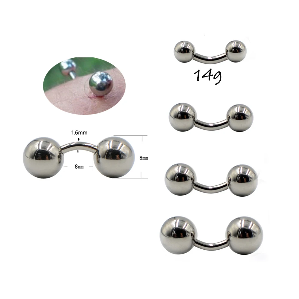 Miqiao 1 Pcs 14/16g Pure Titanium Female Ring Milk Nails External Tooth Piercing Earrings Eyebrow Nails Piercing
Miqiao 1 Pcs 14/16g Pure Titanium Female Ring Milk Nails External Tooth Piercing Earrings Eyebrow Nails Piercing