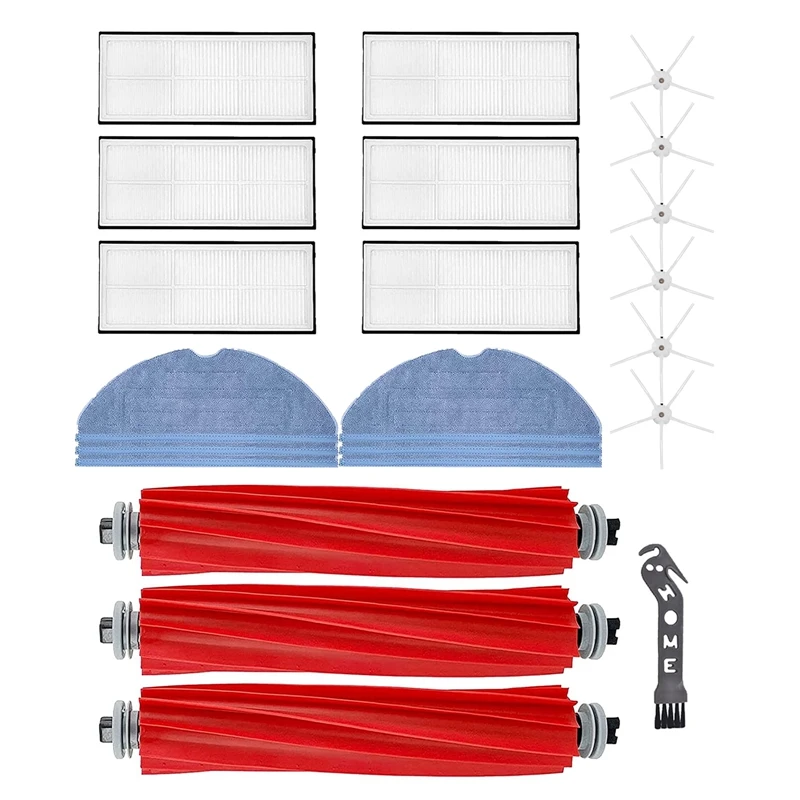 Replacement Parts Kit HEPA Filters Mop Cloth Main Side Brush For Xiaomi Roborock S7 T7S T7S Plus Robot Vacuum Cleaner
Replacement Parts Kit HEPA Filters Mop Cloth Main Side Brush For Xiaomi Roborock S7 T7S T7S Plus Robot Vacuum Cleaner