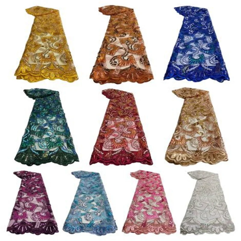 Yellow African Lace Fabric Embroidery 3D Flower Sequins French Lace Fabric White Wedding Party Dress royal blue 
Yellow African Lace Fabric Embroidery 3D Flower Sequins French Lace Fabric White Wedding Party Dress royal blue