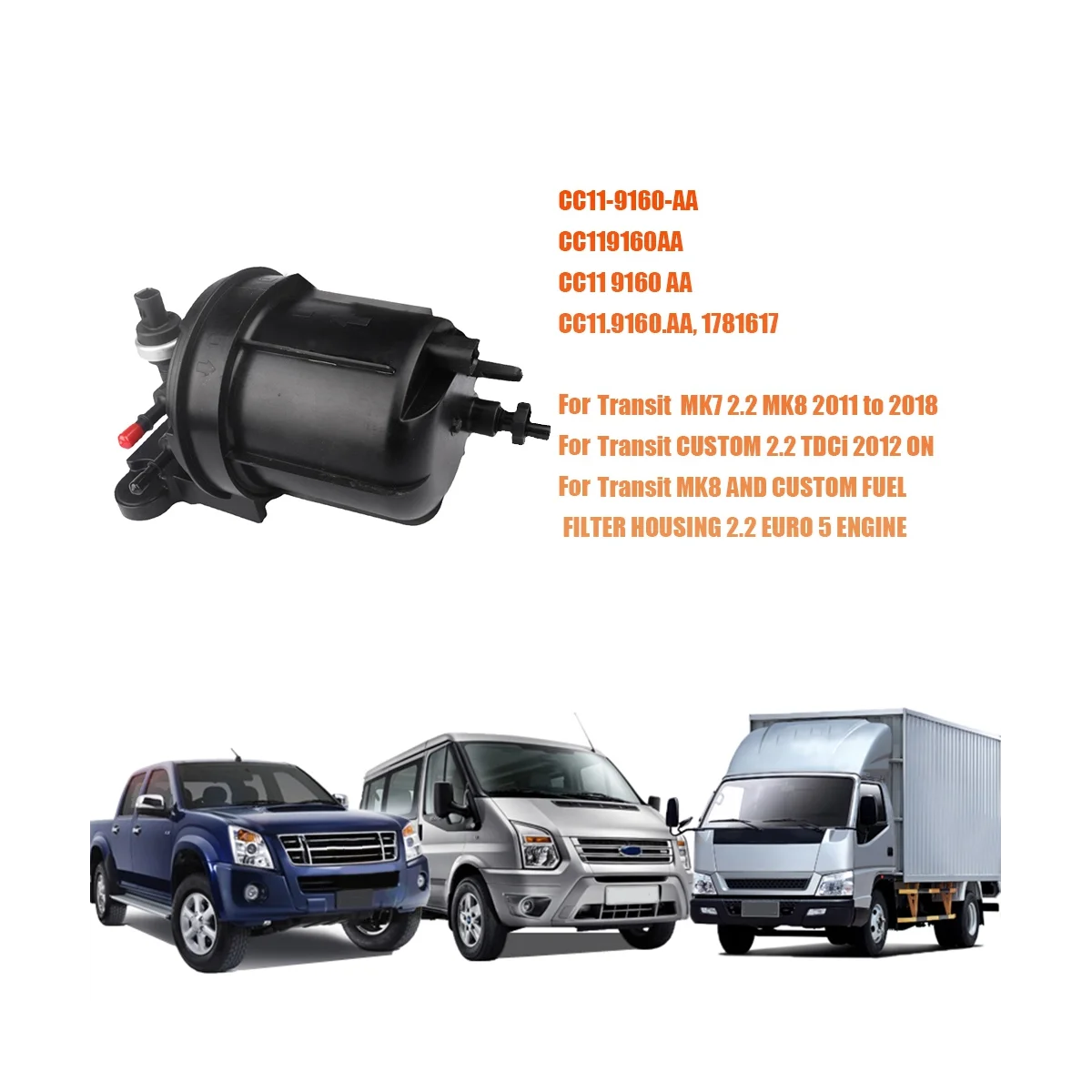 Деталь крышки топливного фильтра для Ford Transit Tourneo JMC
Деталь крышки топливного фильтра для Ford Transit Tourneo JMC