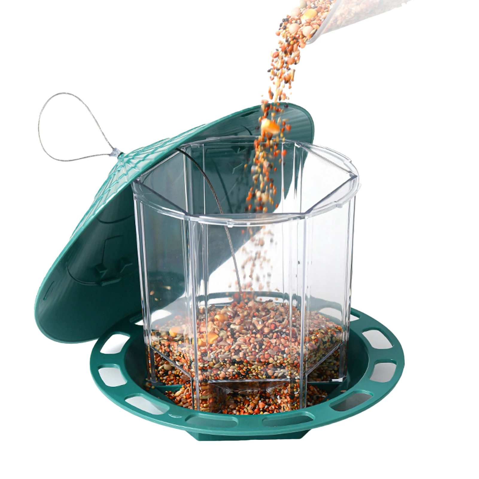 Bird Feeders Squirrel Proof Windproof Leakproof Wild Bird Feeder With Wire And Roof Squirrel Proof Hummingbird Feeders Outdoor
Bird Feeders Squirrel Proof Windproof Leakproof Wild Bird Feeder With Wire And Roof Squirrel Proof Hummingbird Feeders Outdoor