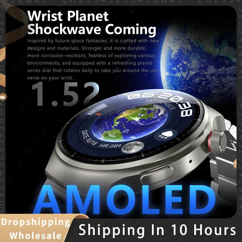 NEW With ChatGPT HW6 Max Smartwatch With Amoled Curved Screen and Top SF32LB551 Chip And 3 Watchbands Support Compass Baidu Maps
NEW With ChatGPT HW6 Max Smartwatch With Amoled Curved Screen and Top SF32LB551 Chip And 3 Watchbands Support Compass Baidu Maps