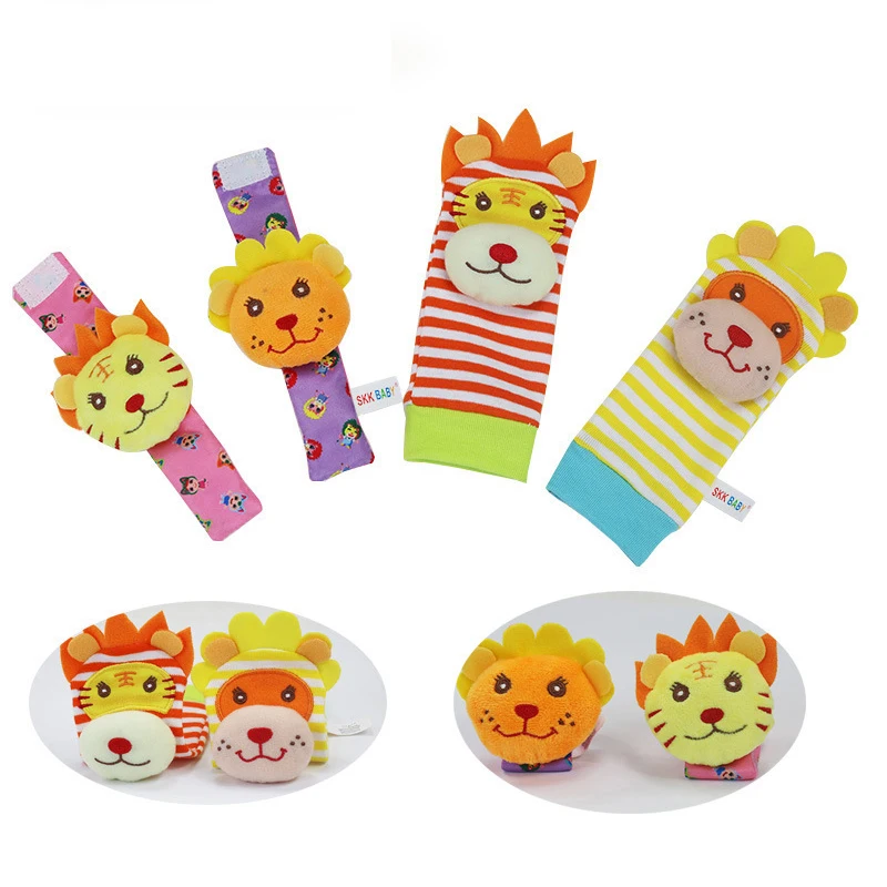 Cartoon Plush Socks Wrist Strap Rattles Baby Toys 0-12 Months Newborn Infant Kids Animal Sock Foot Finder Toy Gift Soft Rattle
Cartoon Plush Socks Wrist Strap Rattles Baby Toys 0-12 Months Newborn Infant Kids Animal Sock Foot Finder Toy Gift Soft Rattle