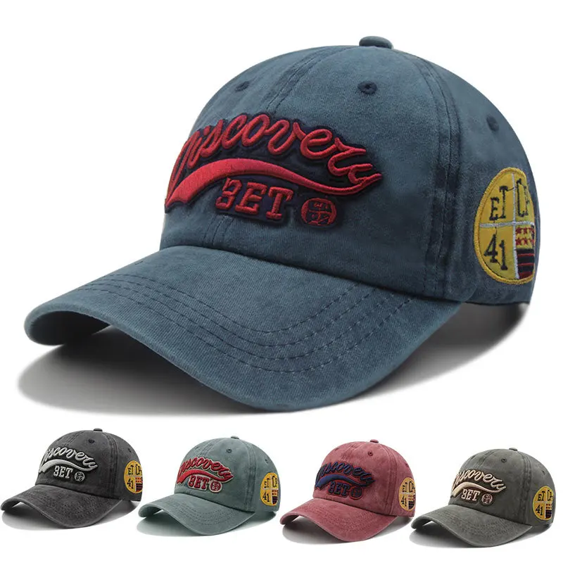Vintage Washed Denim Baseball Cap for Men Women Fashion Summer Letter Embroidery Snapback Hip Hop Caps Cotton Trucker Dad Hat
Vintage Washed Denim Baseball Cap for Men Women Fashion Summer Letter Embroidery Snapback Hip Hop Caps Cotton Trucker Dad Hat