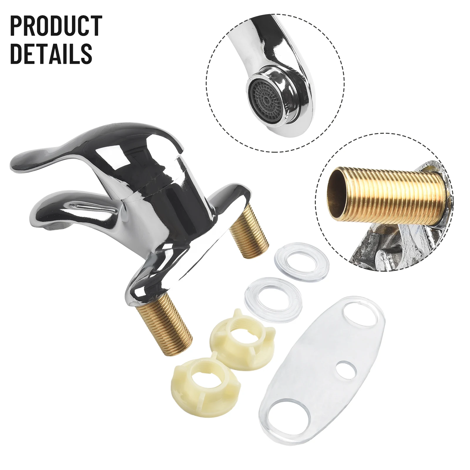 Faucet Stopcock Double Hole Basin Hot And Cold Water Bathroom Kitchen Sink Mixing Valve Switch Ceramic Valve Core 10.5x14.1cm
Faucet Stopcock Double Hole Basin Hot And Cold Water Bathroom Kitchen Sink Mixing Valve Switch Ceramic Valve Core 10.5x14.1cm