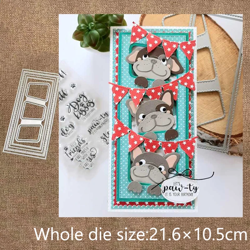 XLDesign Craft Metal stencil mold Cutting Dies photo frame rectangle scrapbook die cuts Album Paper Card Craft Embossing
XLDesign Craft Metal stencil mold Cutting Dies photo frame rectangle scrapbook die cuts Album Paper Card Craft Embossing