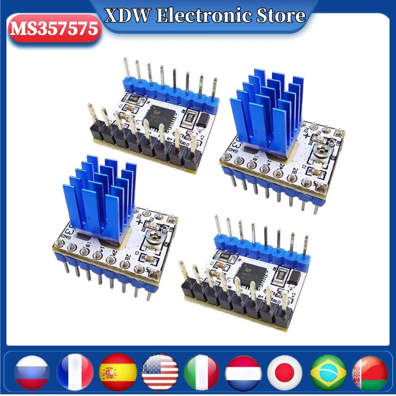 3D Printer Stepper Motor Driver MS35775 With Heat Sink For SKR V1.3 1.4 GTR Board
3D Printer Stepper Motor Driver MS35775 With Heat Sink For SKR V1.3 1.4 GTR Board