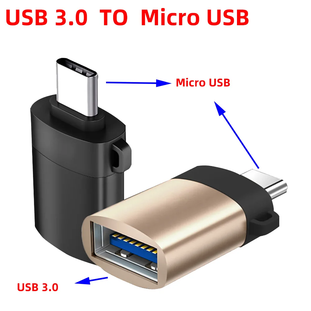 Фото OTG микро USB кабель адаптер для Xiaomi Redmi 6a 3 0 Samsung A7 Note3 Huawei P10 | Мобильные телефоны и
