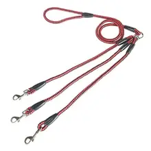 Teddy Lightweight Leash Bichon Leash Pet Travel One Tow Three Traction Ropes Household Products Long Round Traction Rope Round