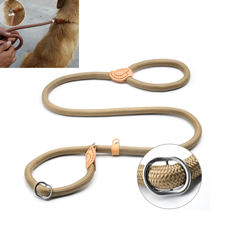 Dog Walking Leash Slip Rope Lead Leash Heavy Duty Braided Rope Adjustable Loop Collar Training Leashes for Large Dogs
Dog Walking Leash Slip Rope Lead Leash Heavy Duty Braided Rope Adjustable Loop Collar Training Leashes for Large Dogs