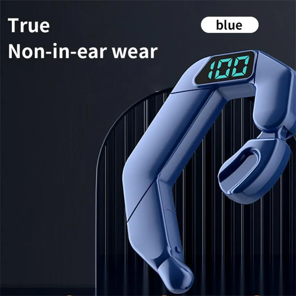 Hands-free Bone Conduction Bluetooth Earbuds Wireless Headphone With Mic Digital Display Sport Headset V19 Business Earphone
Hands-free Bone Conduction Bluetooth Earbuds Wireless Headphone With Mic Digital Display Sport Headset V19 Business Earphone
